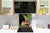 Panel de vidrio templado – Protector antisalpicaduras baños y cocinas – BS08 Serie setas y vegetales: Molinillo de pimienta de hierbas