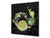Aufkantung aus Hartglas – Glasrückwand – Rückwand für Küche und Bad BS09 Serie Wasserspritzer:  Lime In Water 5