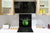 Aufkantung aus Hartglas – Glasrückwand – Rückwand für Küche und Bad BS09 Serie Wasserspritzer:  An Apple In The Cloud