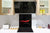 Elegante Hartglasrückwand – Glasrückwand für Küche – Glasaufkantung BS10 Serie Pfeffer:  Paprika Black Background