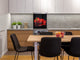 Elegante Hartglasrückwand – Glasrückwand für Küche – Glasaufkantung BS10 Serie Pfeffer:  Sliced Pepper