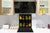 Antiprojections cuisine verre – Fond de paroi BS10 Série piments: Poivrons colorés