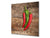 Antiprojections cuisine verre – Fond de paroi BS10 Série piments: Paprika Peper 1
