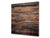 Panel de vidrio para cocinas antisalpicaduras de diseño – BS11 Serie Texturas madera y pared: Madera Oscura