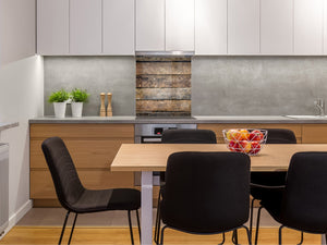 Glass kitchen backsplash –Photo backsplash BS11 Wood and wall textures Series: Wood Texture 1