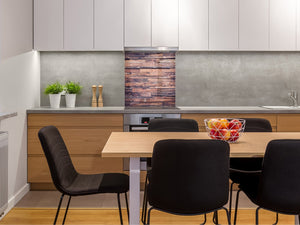 Glass kitchen backsplash –Photo backsplash BS11 Wood and wall textures Series: Wood Texture 3