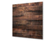 Panel de vidrio para cocinas antisalpicaduras de diseño – BS11 Serie Texturas madera y pared: Tablas de madera 2