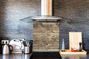 Glass kitchen backsplash –Photo backsplash BS11 Wood and wall textures Series: Wooden Boards 4