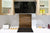 Glass kitchen backsplash –Photo backsplash BS11 Wood and wall textures Series: Wooden Boards 5