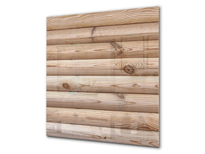 Paraschizzi cucina vetro – Paraschizzi vetro temperato – Paraschizzi con foto BS11 Trame legno e muri: Tree Balls Wood 2
