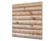 Antiprojections verre – Fond verre artistique BS11 Textures bois et murs:  Boules d'arbres bois 2