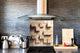 Glass kitchen backsplash –Photo backsplash BS11 Wood and wall textures Series: Wood Squares
