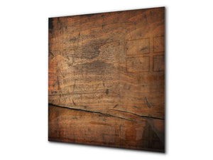 Antiprojections verre – Fond verre artistique BS11 Textures bois et murs:  Bois arbre 2
