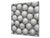Glas Küchenrückwand – Hartglas-Rückwand – Foto-Rückwand BS12 Weiße und graue Texturen: Circles Geometry