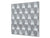 Protector contra salpicaduras de vidrio templado BS 12 Texturas blancas y grises Serie:  Serie texturas blancas y grices: Abstracción de geometría 5