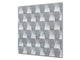 Toughened glass backsplash BS 12 White and grey textures Series: Geometry Abstraction 5
