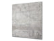Toughened glass backsplash BS 12 White and grey textures Series: Concrete Texture 4