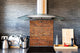 Glass kitchen backsplash –Photo backsplash BS11 Wood and wall textures Series: Slab Texture 1