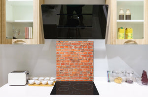 Glass kitchen backsplash –Photo backsplash BS11 Wood and wall textures Series: Slab Texture 2