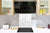 Panel de vidrio para cocinas antisalpicaduras de diseño – BS11 Serie Texturas madera y pared: Serie madera y pare Textura de ladrillo blanco 2