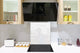 Glass kitchen backsplash –Photo backsplash BS11 Wood and wall textures Series: White Brick Texture 2