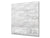 Einzigartiges Glas-Küchenpanel – Hartglas-Rückwand – Kunstdesign Glasaufkantung BS11 Holz- und Wandtexturen:  White Brick Texture 4
