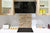 Panel de vidrio para cocinas antisalpicaduras de diseño – BS11 Serie Texturas madera y pared: Serie madera y pare Piedra Beige 2
