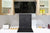 Paraschizzi cucina vetro – Paraschizzi vetro temperato – Paraschizzi con foto BS11 Trame legno e muri: Mattone di grafite