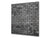 Panel de vidrio para cocinas antisalpicaduras de diseño – BS11 Serie Texturas madera y pared: Textura de ladrillo gris 1