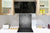Einzigartiges Glas-Küchenpanel – Hartglas-Rückwand – Kunstdesign Glasaufkantung BS11 Holz- und Wandtexturen:  Gray Brick Texture 2