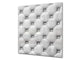 Toughened glass backsplash BS 12 White and grey textures Series: Gray Leather Texture