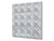 Paraschizzi vetro rinforzato – Paraspruzzi artistico stampato su vetro BS12 Trame bianche e grigi: Geometria Astrazione 7