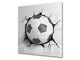 Printed Tempered glass wall art BS13 Various Series: Ball In The Wall