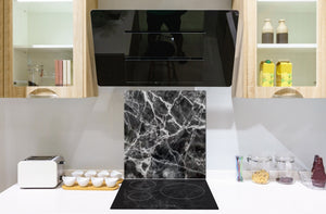 Gehärtete Glasrückwand – Glasrückwand mit aufgedrucktem kunstvollen Design BS13 Verschiedenes:  Marble Structure 1