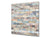 Gehärtete Glasrückwand – Glasrückwand mit aufgedrucktem kunstvollen Design BS13 Verschiedenes:  Colorful Brick