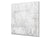 Arte de pared de vidrio templado impreso BS13 Varias series: mármol blanco 3