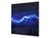 Aufgedrucktes Hartglas-Wandkunstwerk – Glasküchenrückwand BS14 Serie Feuer:  Lightning Blue 3