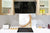 Rückwand aus gehärtetem Glas mit Aufdruck – Küchenrückwand aus Glas BS15A Abstrakte Texturen A:  Gold Wave 3