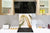 Rückwand aus gehärtetem Glas mit Aufdruck – Küchenrückwand aus Glas BS15A Abstrakte Texturen A:  Gold Green Wave