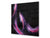 Magnifico paraschizzi in vetro stampato – Pannello in vetro temperato da cucina BS15B Trame astratte B: Purple Wave Of Roses 3