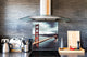 Tempered glass kitchen wall panel BS24 Bridges Series: Golden Gate Bridge 1