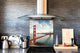 Tempered glass kitchen wall panel BS24 Bridges Series: Golden Gate Bridge 3
