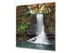 Tempered glass Cooker backsplash BS16 Waterfall landscapes Series: Waterfall Nature 1