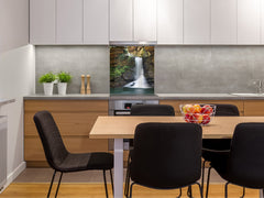 Tempered glass Cooker backsplash BS16 Waterfall landscapes Series: Waterfall Nature 1
