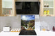 Glasrückwand mit atemberaubendem Aufdruck – Küchenwandpaneele aus gehärtetem Glas BS16 Serie Wasserfalllandschaften:  Waterfall Mountain