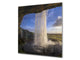 Placa protectora contra salpicaduras de vidrio templado BS16 Serie de paisajes de cascada: Cascada de Cielo