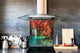 Glasrückwand mit atemberaubendem Aufdruck – Küchenwandpaneele aus gehärtetem Glas BS16 Serie Wasserfalllandschaften:  Autumn Waterfall