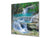 Placa protectora contra salpicaduras de vidrio templado BS16 Serie de paisajes de cascada: Corriente de la cascada