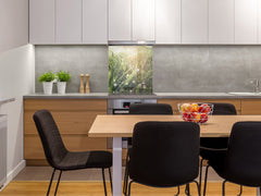 Kitchen & Bathroom splashback BS17 Green grass and cereals Series Grass Leaf Green 1