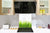 Rückwand aus gehärtetem Glas für Kochfeld – Glasauftankung – Rückwand für Küchenspüle BS17 Serie grünes Gras und Getreide: Leaf Green 5